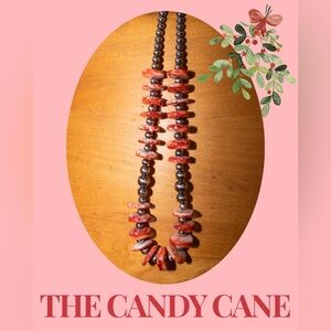 Red Spiny Ouster Shell & Navajo Pearl Necklace